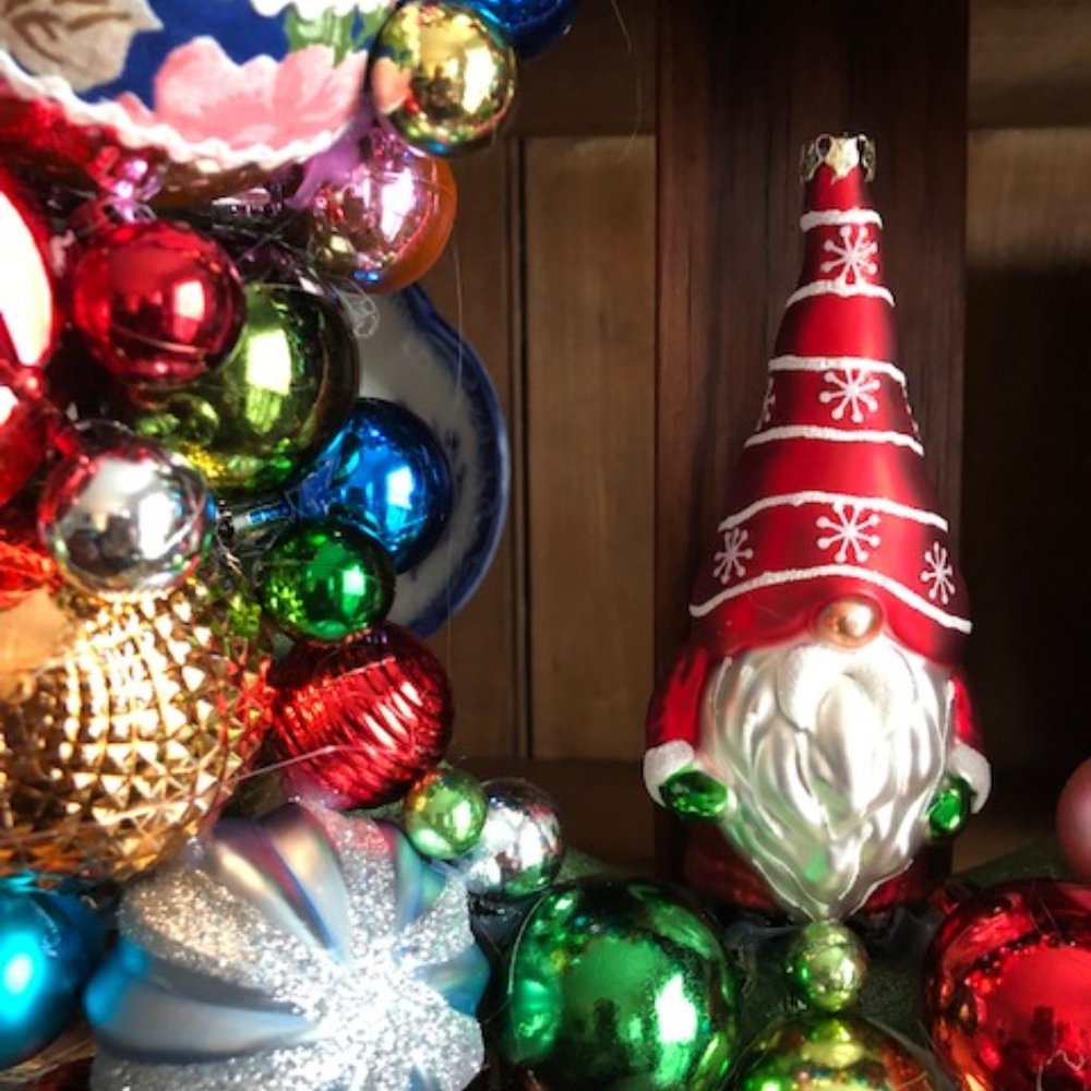Gnome Christmas Wreath